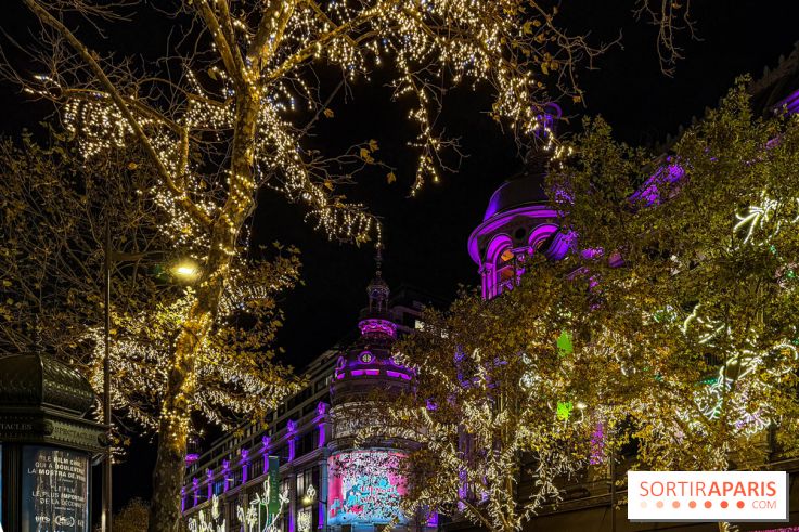 Les illuminations de Noël 2025 du Boulevard Haussmann