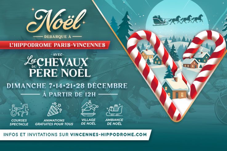 Noël s’invite à l’Hippodrome de Paris-Vincennes… et c’est féérique !