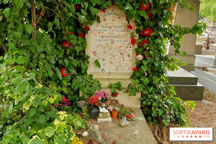 Visuels Paris - Tombe Agnès Varda Jacques Demy