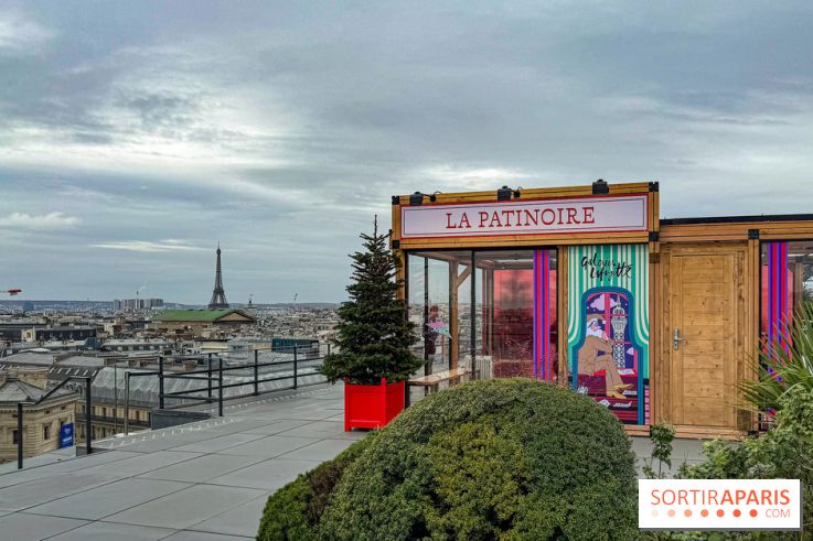 Noël 2025 aux Galeries Lafayette Haussmann : une patinoire éphémère sur les toits de Paris - IMG 3676