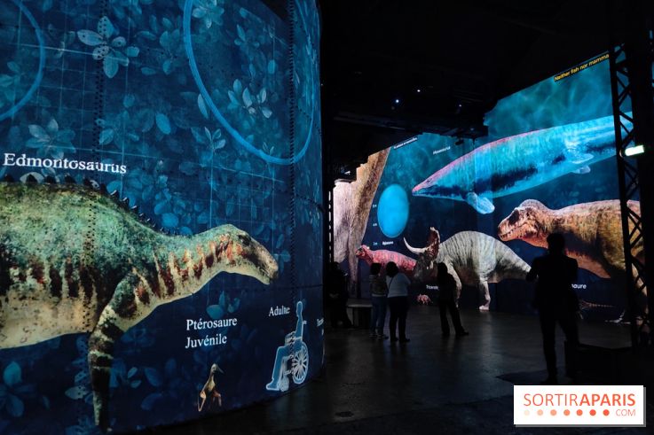 Dinosaures : l'expérience immersive qui nous fait remonter le temps à l'Atelier des Lumières, photos - fotor 1764681104794
