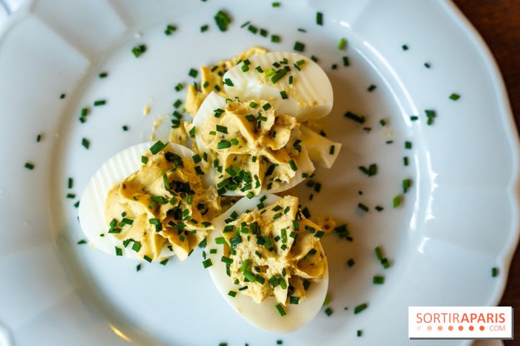 Le petit bouillon de la gare à Asnières-sur-Seine - photos - oeufs mimosa