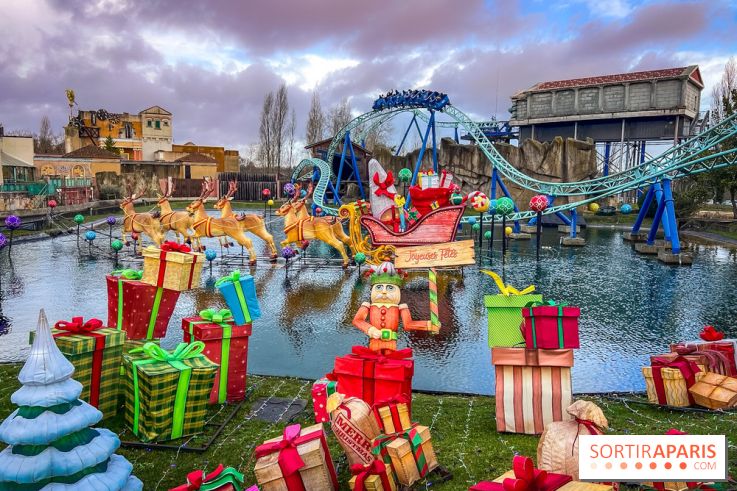 Noël au Parc Astérix 2025, patinoire et marché de Noël  - IMG 7473