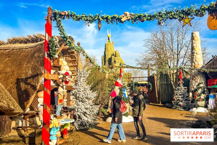 Noël au Parc Astérix 2025, patinoire et marché de Noël  - IMG 7506