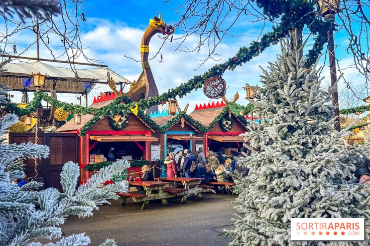 Noël au Parc Astérix 2025, patinoire et marché de Noël  - IMG 7514