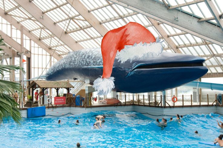 Aquaboulevard de Paris - Baleine Aqua Noel