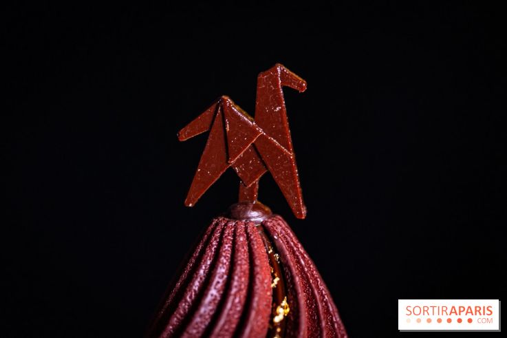 Bûche de Noël Cheval Blanc 2025 : Maxime Frédéric dévoile un sapin exceptionnel - photos - A7C02778