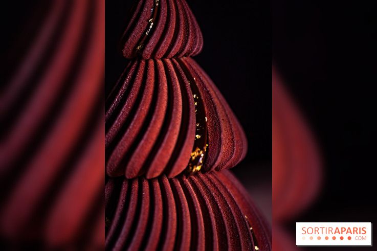 Bûche de Noël Cheval Blanc 2025 : Maxime Frédéric dévoile un sapin exceptionnel - photos
