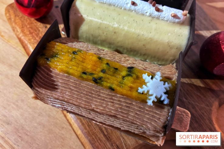 Bûches de Noël végétales de La Mauvaise Herbe