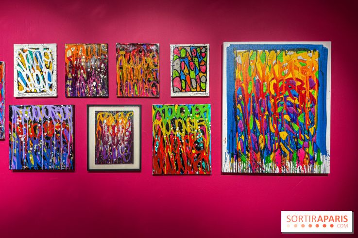 Mini Me : l'exposition de JonOne 100% groovy baby à la galerie Goldshteyn-Saatort - IMG 2323