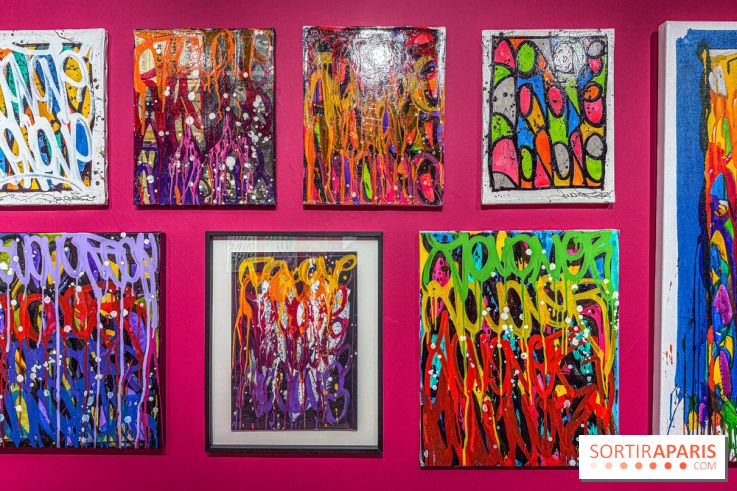 Mini Me : l'exposition de JonOne 100% groovy baby à la galerie Goldshteyn-Saatort - IMG 2325