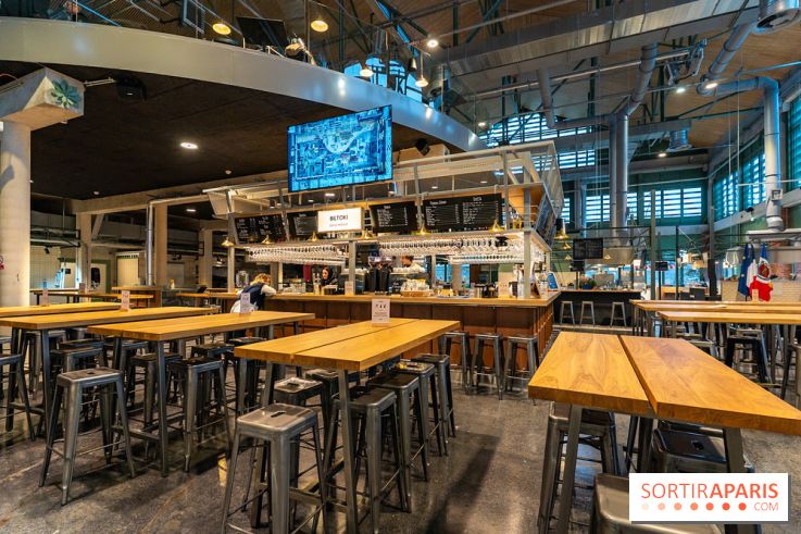 La Halle de l'Arsenal - Biltoki à Rueil-Malmaison, les photos du food court