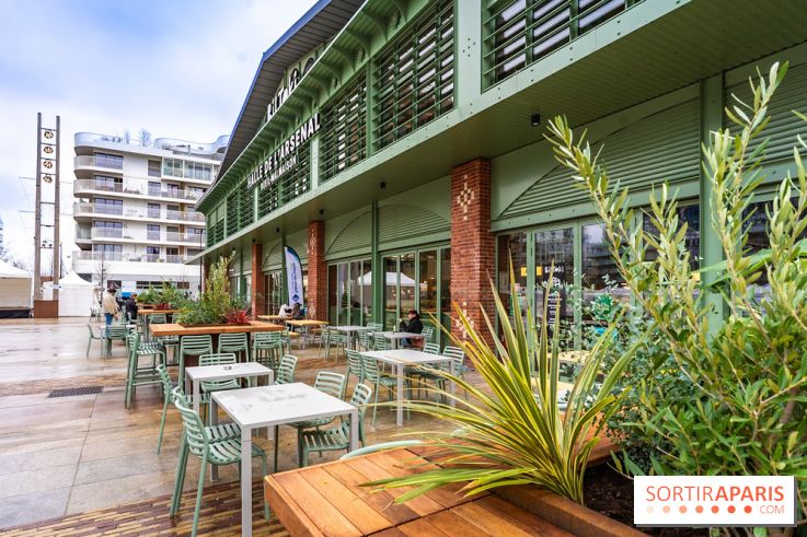 La Halle de l'Arsenal - Biltoki à Rueil-Malmaison, les photos du food court