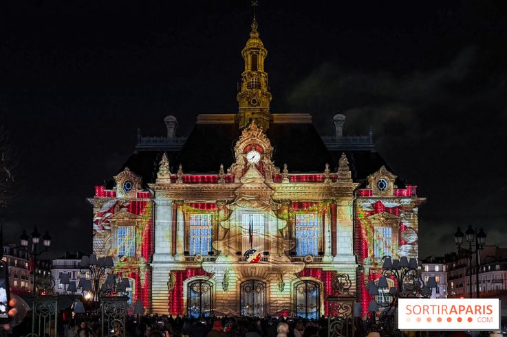 Noël 2025 à Levallois-Perret (92) : spectacle son & lumière gratuit sur l'Hôtel de Ville  - IMG 5378