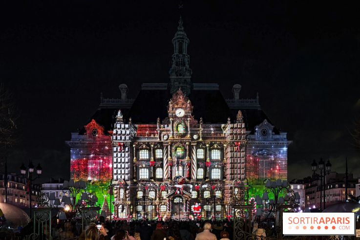 Noël 2025 à Levallois-Perret (92) : spectacle son & lumière gratuit sur l'Hôtel de Ville