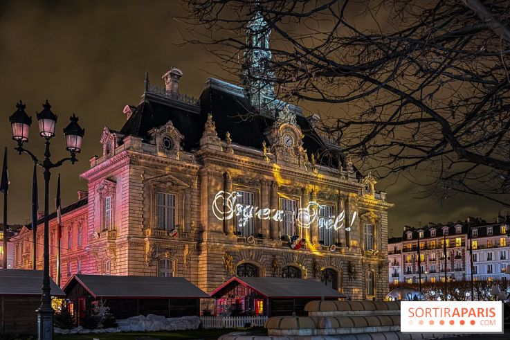 Noël 2025 à Levallois-Perret (92) : spectacle son & lumière gratuit sur l'Hôtel de Ville  - IMG 5480