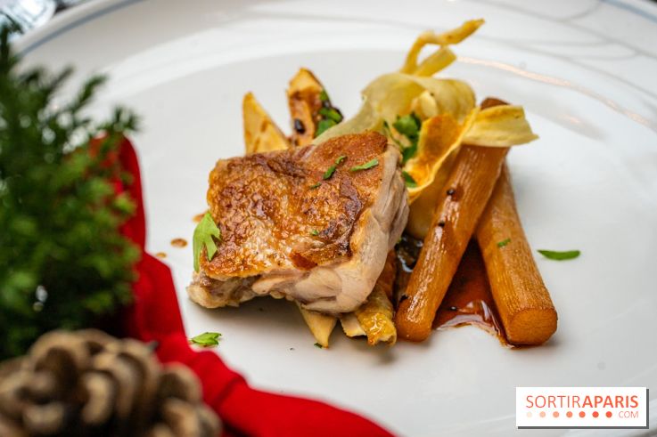 Le menu festif de décembre du Marguerite 1606 au Domaine de la Reine Margot - les photos