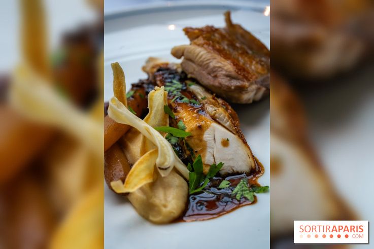Le menu festif de décembre du Marguerite 1606 au Domaine de la Reine Margot - les photos