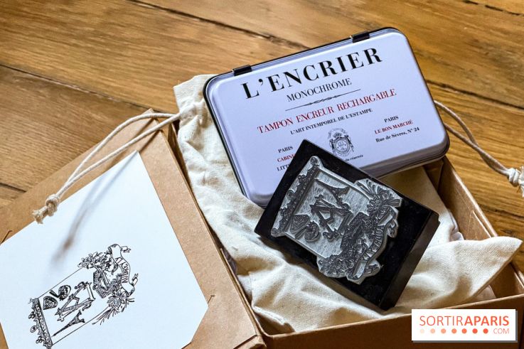 Ex Libris : votre tampon personnalisé et gravé à la main au Bon Marché Rive Gauche pour les fêtes - IMG 5977