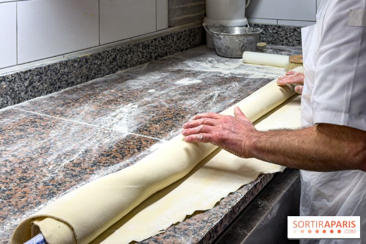 La Galette des Rois 2026 de l'Élysée, fabriquée par la Boulangerie Le Moulin de la Croix Nivert - IMG 7270