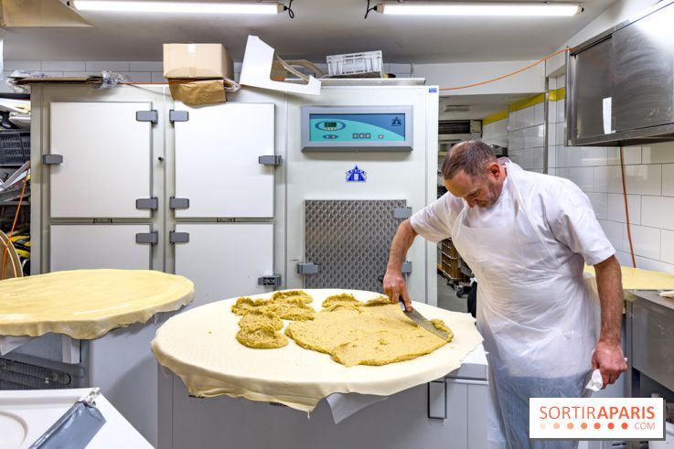 La Galette des Rois 2026 de l'Élysée, fabriquée par la Boulangerie Le Moulin de la Croix Nivert