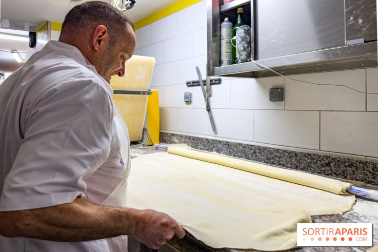 La Galette des Rois 2026 de l'Élysée, fabriquée par la Boulangerie Le Moulin de la Croix Nivert - IMG 7309