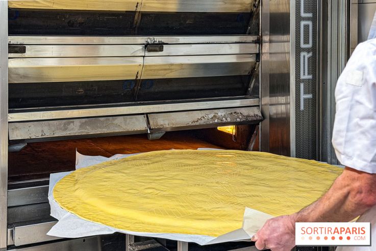 La Galette des Rois 2026 de l'Élysée, fabriquée par la Boulangerie Le Moulin de la Croix Nivert