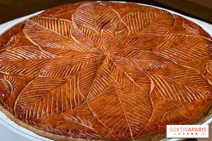 La Galette des Rois 2026 de l'Élysée, fabriquée par la Boulangerie Le Moulin de la Croix Nivert