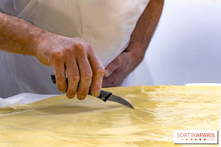 La Galette des Rois 2026 de l'Élysée, fabriquée par la Boulangerie Le Moulin de la Croix Nivert - IMG 7376