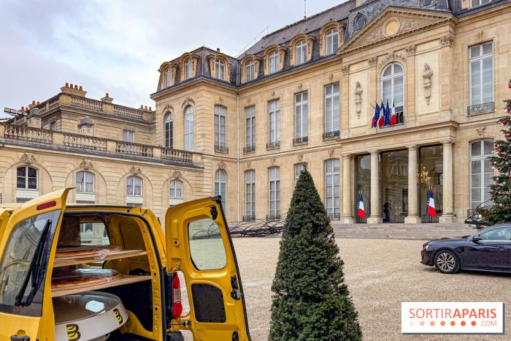 La Galette des Rois 2026 de l'Élysée, fabriquée par la Boulangerie Le Moulin de la Croix Nivert