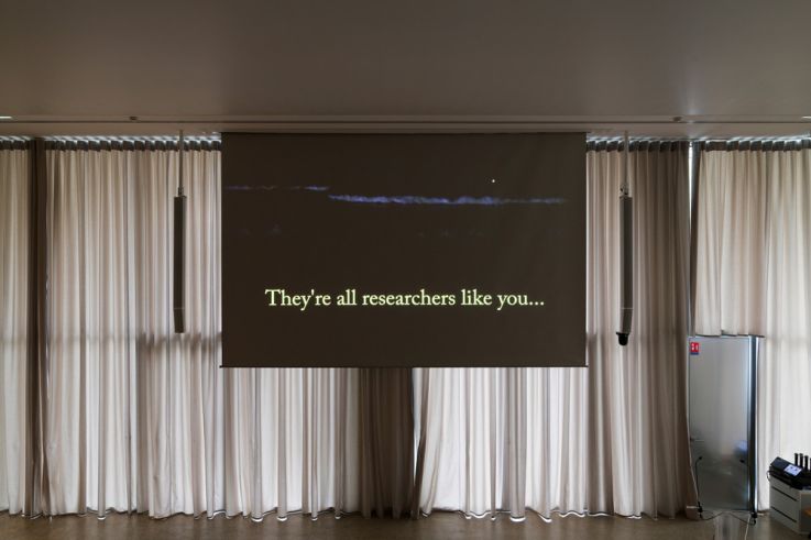 Lettres du quotidien : exposition de Malak et Mona Varichon  - Mona Varichon,  And What Made Me Think Of You, , 2016  All the messages are emotional , Fondation Ricard, Paris, 2024