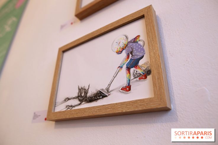 100% paper IV : nos photos de l'expo collective de street art au Bastille Design Center