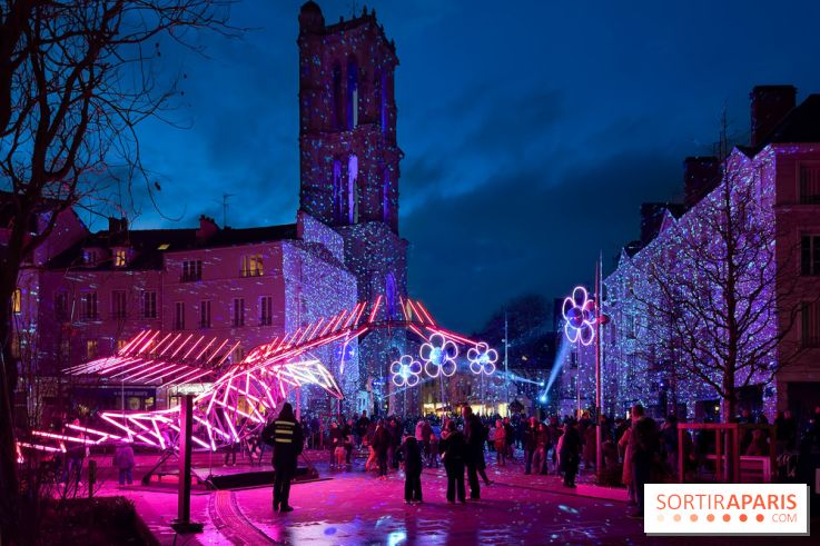 Lueurs de Mantes 2026, les photos du parcours lumineux gratuit des Yvelines