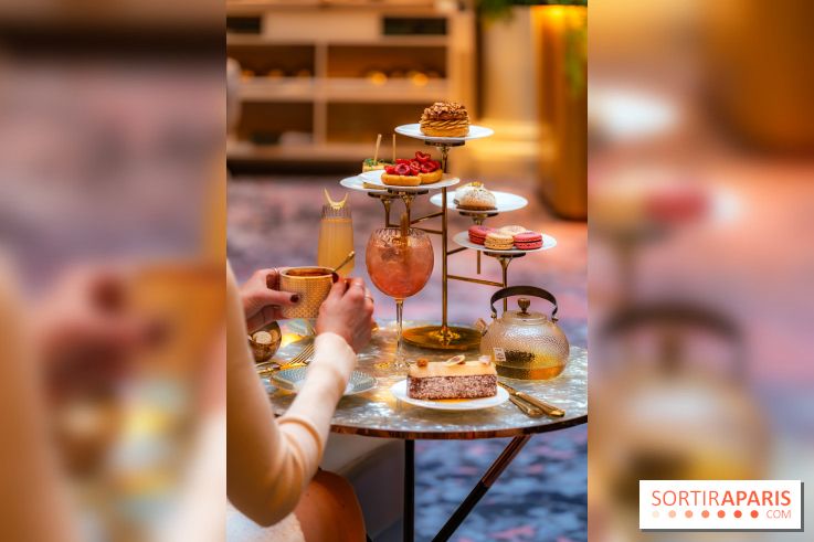 Le tea time Emily in Paris de l'Hôtel du Louvre - A7C04041