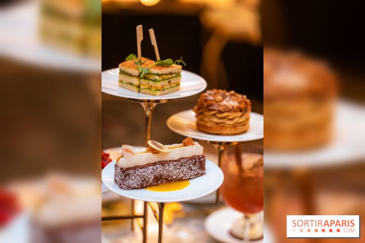 Le tea time Emily in Paris de l'Hôtel du Louvre - A7C04059