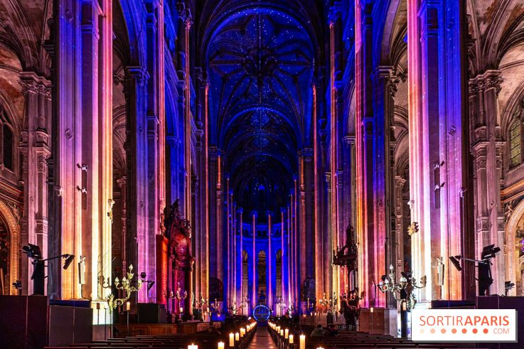 L'Odyssée Céleste à l'église Saint-Eustache à Paris, le nouveau spectacle Luminiscence 
