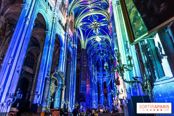 L'Odyssée Céleste à l'église Saint-Eustache à Paris, le nouveau spectacle Luminiscence 