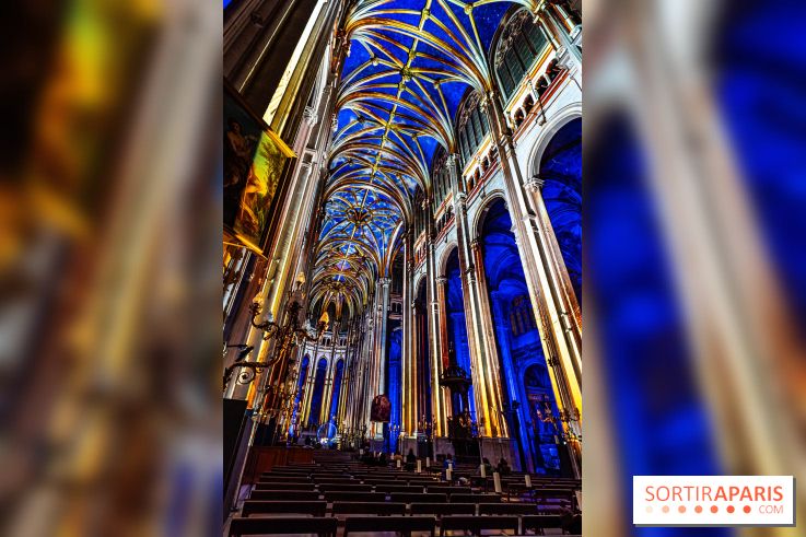 L'Odyssée Céleste à l'église Saint-Eustache à Paris, le nouveau spectacle Luminiscence 