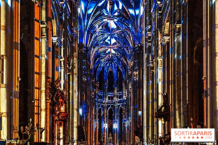 L'Odyssée Céleste à l'église Saint-Eustache à Paris, le nouveau spectacle Luminiscence 