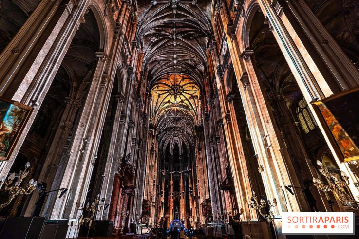 L'Odyssée Céleste à l'église Saint-Eustache à Paris, le nouveau spectacle Luminiscence 