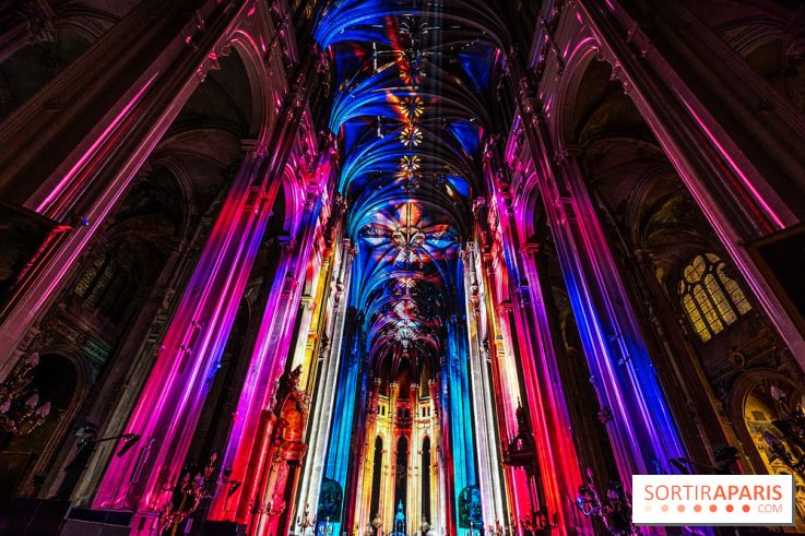 L'Odyssée Céleste à l'église Saint-Eustache à Paris, le nouveau spectacle Luminiscence 