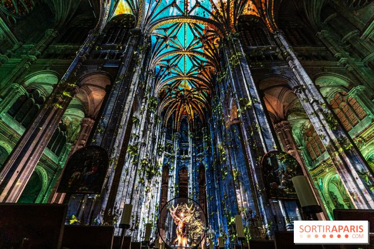 L'Odyssée Céleste à l'église Saint-Eustache à Paris, le nouveau spectacle Luminiscence 