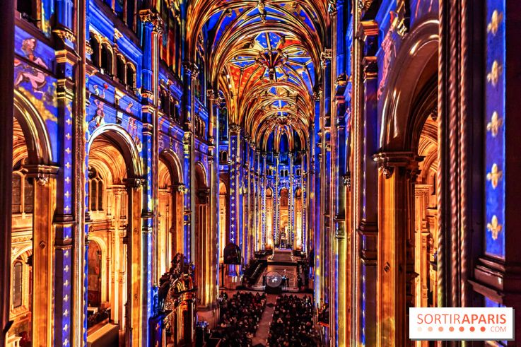 L'Odyssée Céleste à l'église Saint-Eustache à Paris, le nouveau spectacle Luminiscence  - A7C04847