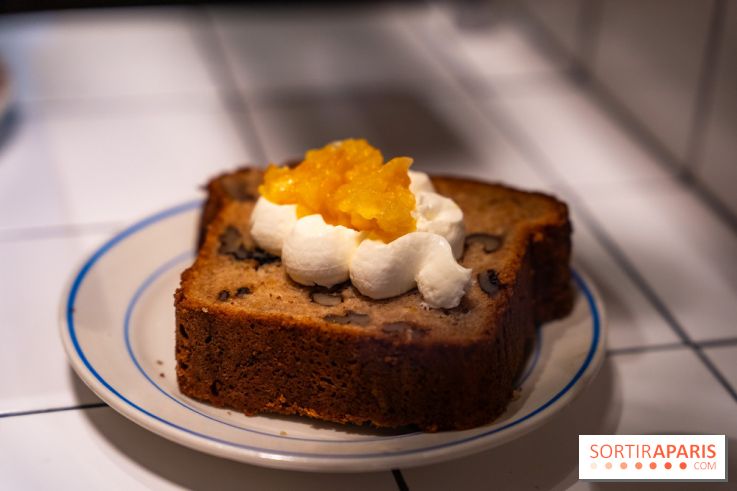 Bonne Montmartre, le coffee shop Norvégien Paris 18e - cake aux épices
