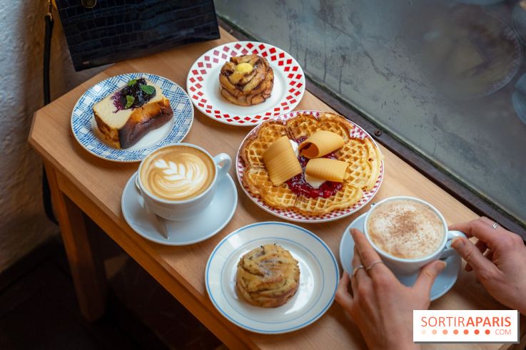 Bonne Montmartre, le coffee shop Norvégien Paris 18e - gaufre