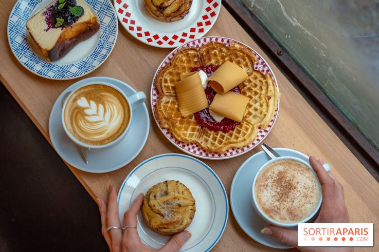 Bonne Montmartre, le coffee shop Norvégien Paris 18e - gaufre