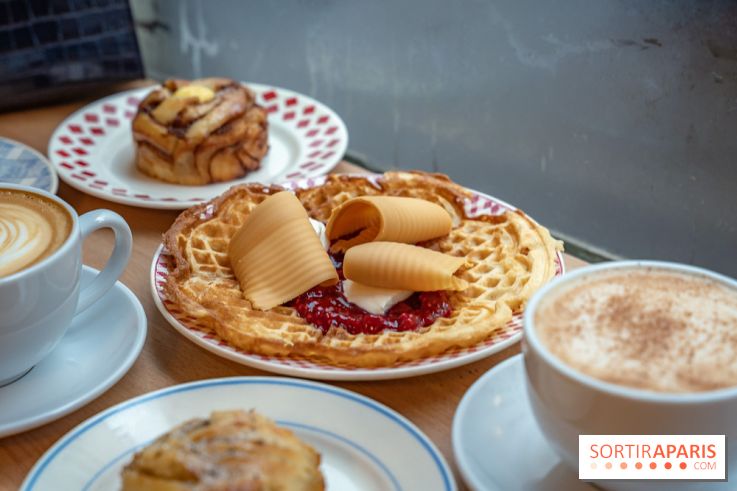 Bonne Montmartre, le coffee shop Norvégien Paris 18e - gaufre