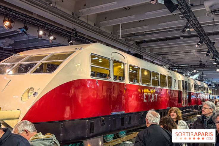 Salon Rétromobile 2026 à Paris - train Bugatti