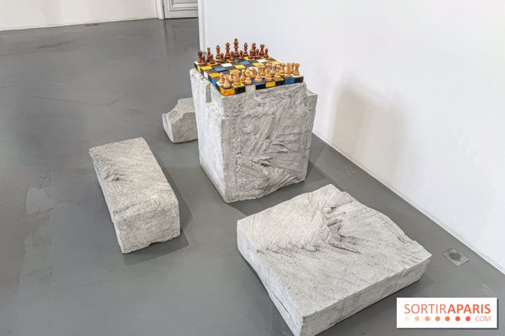 Exposition Un Siècle d'Echecs à la Galerie Perrotin - IMG 3381