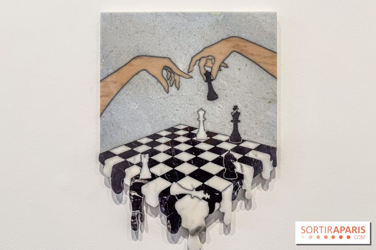 Exposition Un Siècle d'Echecs à la Galerie Perrotin - IMG 3434